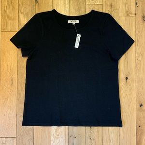 Brand new Madewell black crop boxy Tshirt